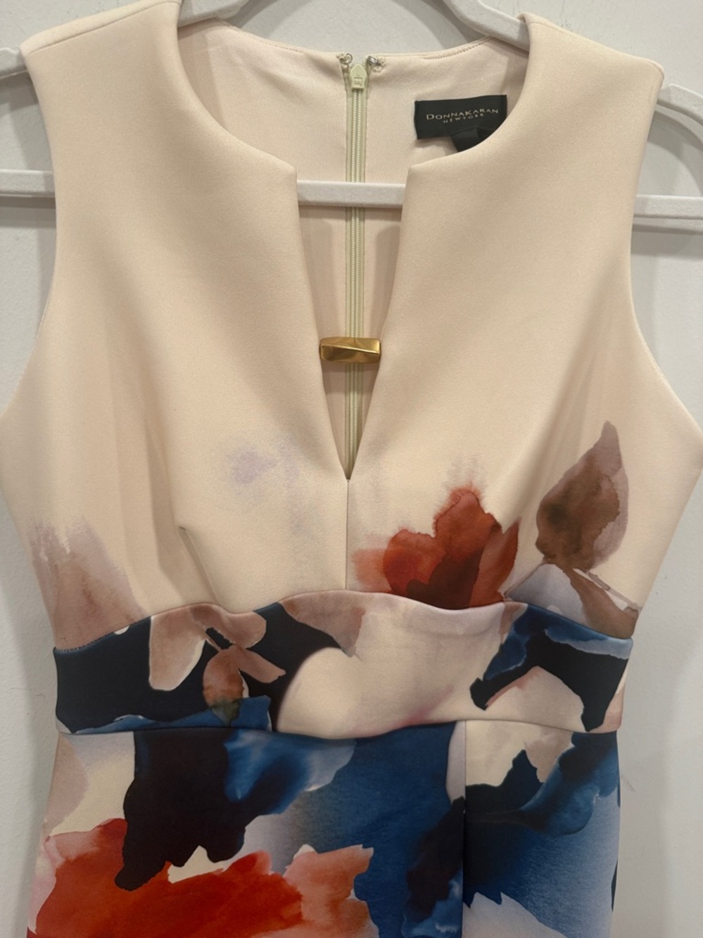 Donna Karan NY Women's Sleeveless Scuba Sheath Dress size 4P NEW - Picture 6 of 13
